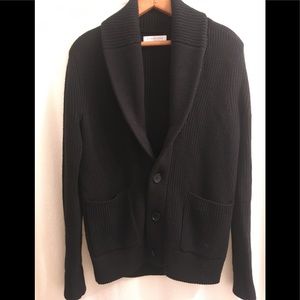 Everlane NAVY Shawl Collar Cardigan